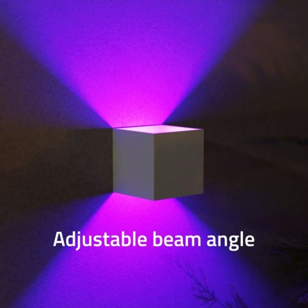 Hombli Smart udendrs vglampe - V2 - Justerbar lysstyrke og strlevinkel - hvid