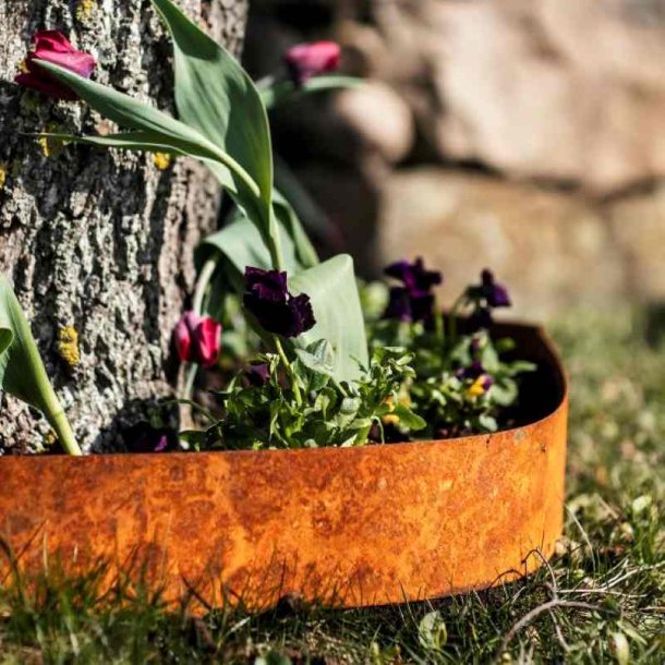 H�rby Bruk Bedkant - 1030 mm x 10 mm - Rustbrun over tid
