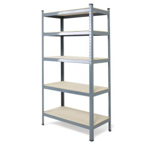 H�rby Bruk kraftig st�lreol med 5 hylder - 180x90x45cm