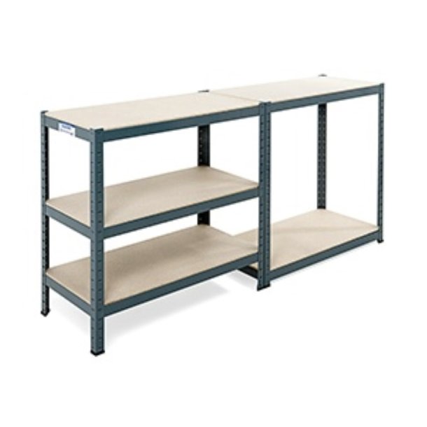 H�rby Bruk kraftig st�lreol med 5 hylder - 180x90x45cm