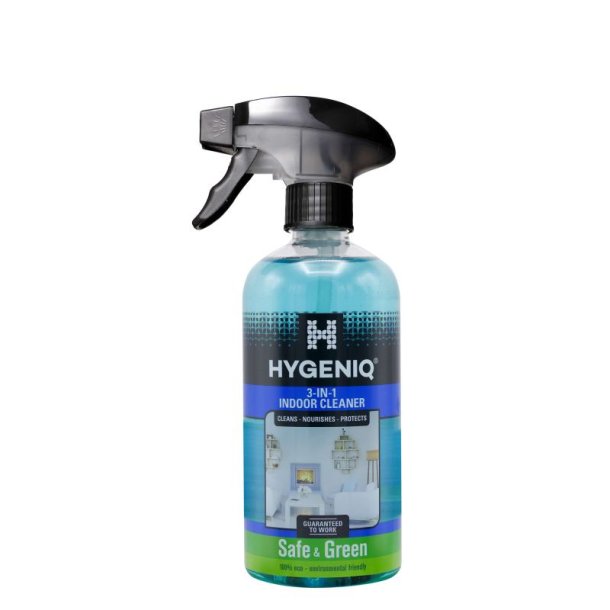 HYGENIQ 3-in-1 Rengring Indendrs - 500ml - 100% bionedbrydelig - 100% genanvendelig