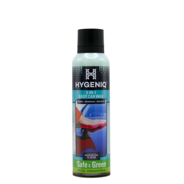 HYGENIQ 3-in-1 Bilvoks - 185ml - 100% bionedbrydelig - 100% genanvendelig