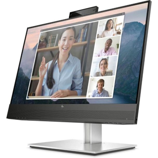 HP E-series - E24mv G4 - 23.8" - 1920x1080 - Fuld HD - IPS - Sort/Slv