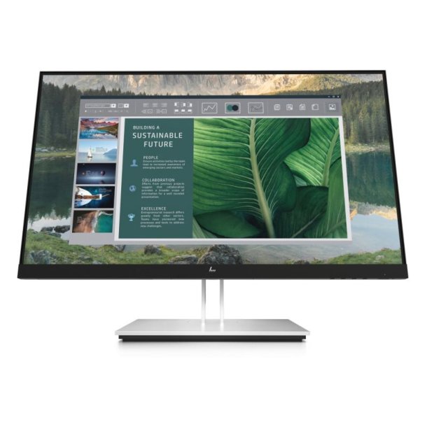 HP E-Series - E24u G4 - 23.8" - 1920x1080 - Fuld HD - IPS - Sort/Slv