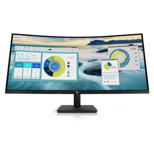 HP P-series - P34hc G4 - 34" - 3440x1440 - Curved - WQHD - Sort