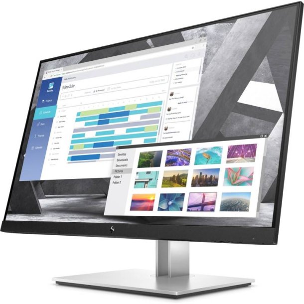 HP E-Series - E27q G4 - 27" - 2560x1440 - Quad HD - IPS - Sort