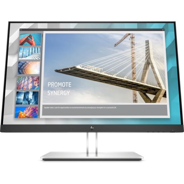 HP E-series - E24i G4 - 24" - 1920x1200 - WUXGA - IPS - Sort