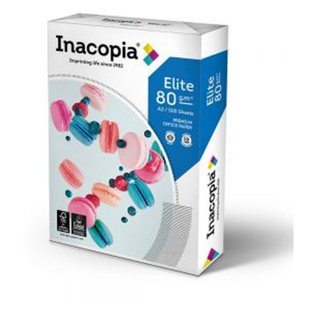 Inacopia Elite - A3 - Kopipapir - 80g - 500 ark pr. pakke