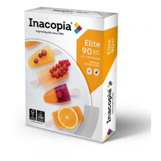 Inacopia Elite - A3 - Kopipapir - 90g - 500 ark pr. pakke