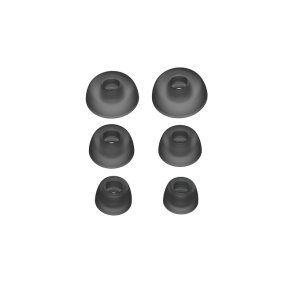 Jabra - Evolve2 Buds Eargels 3 pairs S,M,L - Black/Ti-B - Earbud tips - Elite 7 Pro, Elite 7 Active - S/M/L - Silicone -