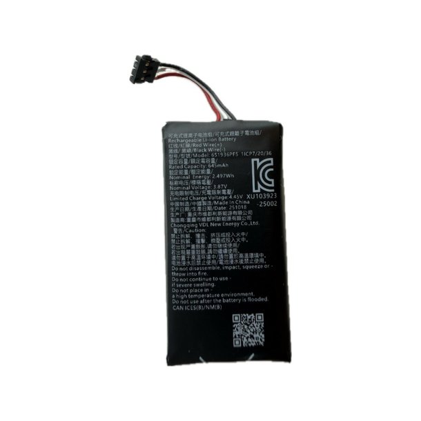 Jabra - Evolve3 65 Flex Battery Pack 1 set - Battery - Evolve3 65 - Black - Lithium-Ion (Li-Ion) - 2.497 Wh - 3.87 V