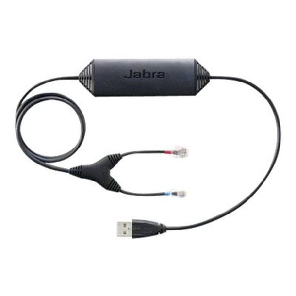 Jabra Link adapter - USB han til RJ-9 - 90 cm - til Cisco Unified IP Phone 8941/8945/8961/9951/9971