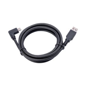 Jabra - Panacast USB Cable - 1.8m - USB 2.0 - USB A - Male - Straight - Angled - Black
