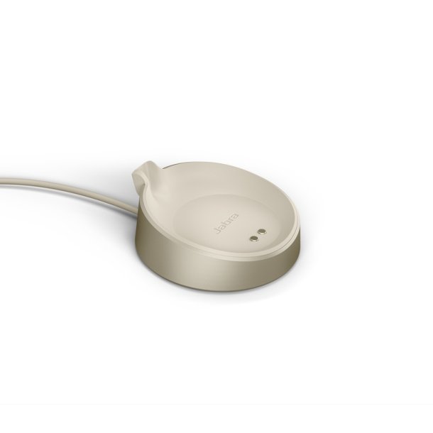 Jabra - Evolve2 75 Deskstand USB-C - Beige - Headset stand - Evolve2 75 - Beige - USB Type-C