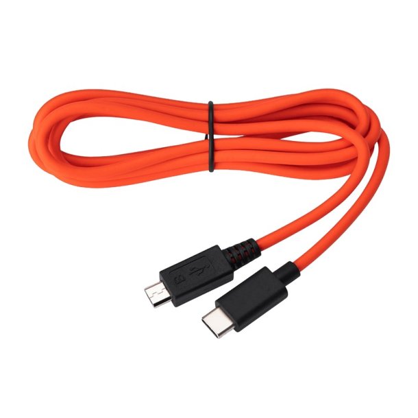 Jabra - USB-C to Micro-USB Cable - Tangerine - USB C - Micro-USB B - Male - Straight - Orange - Jabra Engage 75/65