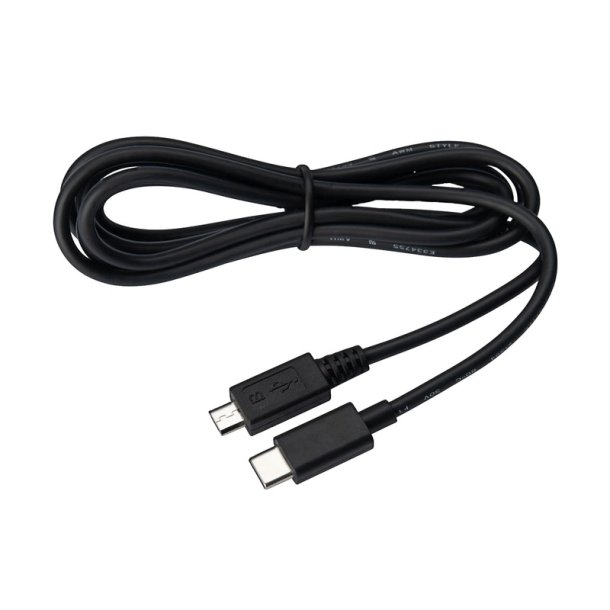 Jabra - USB-C to Micro-USB Cable - Black - USB C - Micro-USB B - Male - Straight - Black - Jabra Engage 75/65