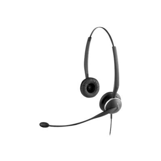 Jabra GN 2100 Flex-Boom Duo Headset p ret - kabling