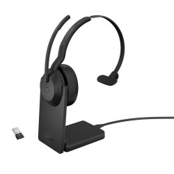 Jabra Evolve2 55 - Link380a MS Mono Include Stand - Headset - Head-band - Office/Call center - Binaural - Bluetooth