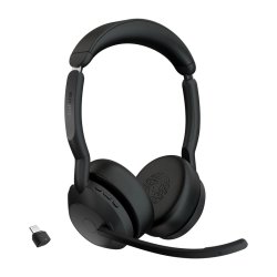 Jabra Evolve2 55 - Link380c UC Stereo - Headset - Head-band - Office/Call center - Binaural - Bluetooth - Uni