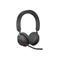 Jabra Evolve2 65 MS Stereo Headset - trdls - deskstand - stjisolerende - sort - USB-A