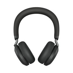 Jabra Evolve2 75 - USB-C MS Teams - Sort - Headset - Head-band - Office/Call center - Binaural - Sort - Volume +/-