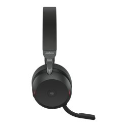 Jabra Evolve2 75 - USB-A MS Teams with Desk Stand - Sort - Headset - Head-band - Office/Call center - Binaural - Sort