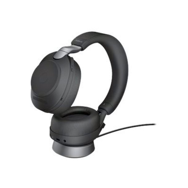 Jabra Evolve2 85 UC Stereo - Headset - BT/trdls/Kabling - aktiv stjfjerning - jackstik