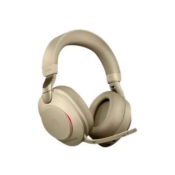 	Jabra Evolve2 85 UC Stereo - Headset - BT/trdls/Kabling - aktiv stjfjerning - jackstik - beige