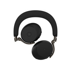 Jabra Evolve3 75 - MS Link390a - Sort - Headset - Head-band - Binaural - Sort - 1.2 m - Call
