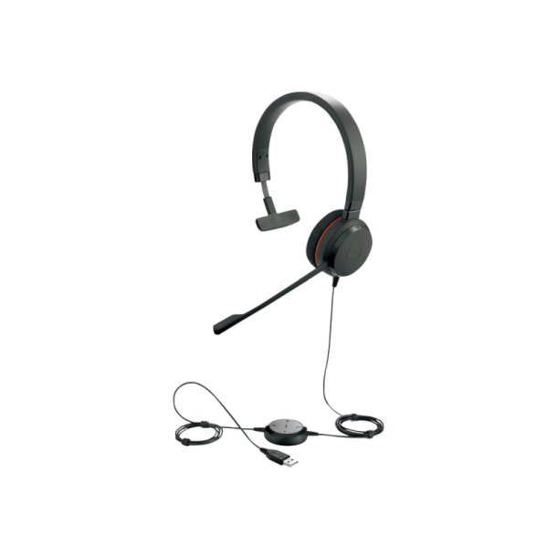 Jabra Evolve 20 MS Mono Headset p ret - kabling - USB