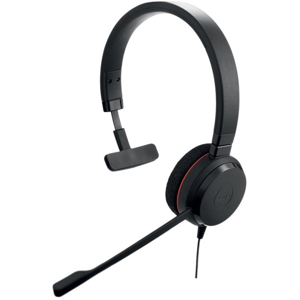 Jabra Evolve 20 - Headset - Head-band - Office/Call center - Monaural - Sort - Volume +/-