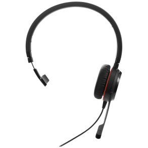 Jabra - Evolve 20SE MS Mono - Headset - Head-band - Office/Call center - Monaural - Black - Volume +, Volume -