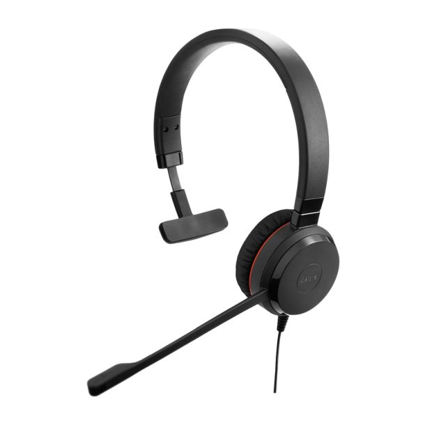 Jabra - Evolve 20 SE - Headset - Head-band - Office/Call center - Monaural - Black - Volume +, Volume -