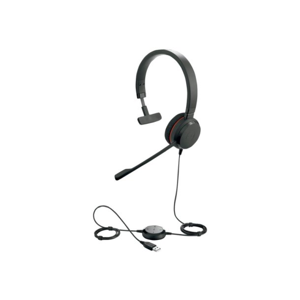 Jabra Evolve 20 UC Mono Headset p ret - kabling - USB