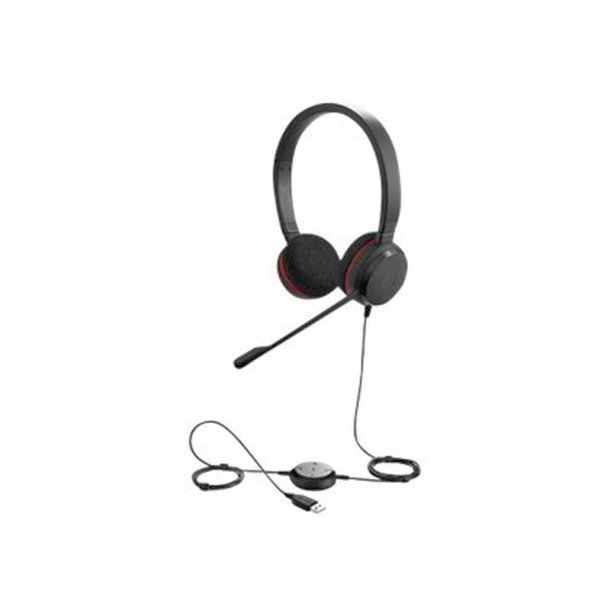 Jabra Evolve 20 MS stereo Headset p ret - kabling - USB