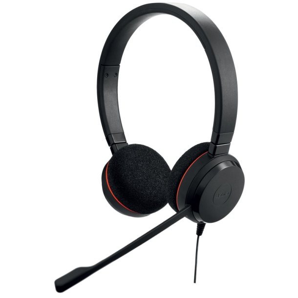 Jabra Evolve 20 - Headset - Head-band - Office/Call center - Binaural - Sort - Volume +/-