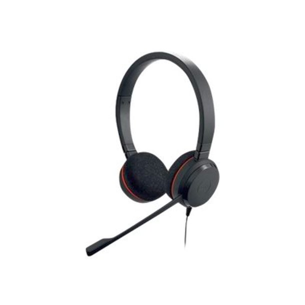 Jabra Evolve 20 MS stereo Headset p ret - kabling - USB-C - stjisolerende