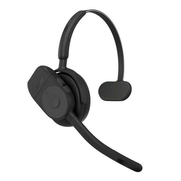 Jabra Perform 75 Headset - Headset - Head-band - Monaural - Sort - IP65 - Bluetooth, Battery level