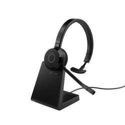 Jabra Evolve 65 TE - Link390a UC Mono Include Stand - Headset - Monaural - Call - Unified Communication
