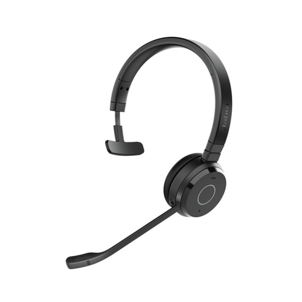 Jabra Evolve 65 TE - Link390a UC Mono - Headset - Head-band - Office/Call center - Monaural - Sort - On-ear control