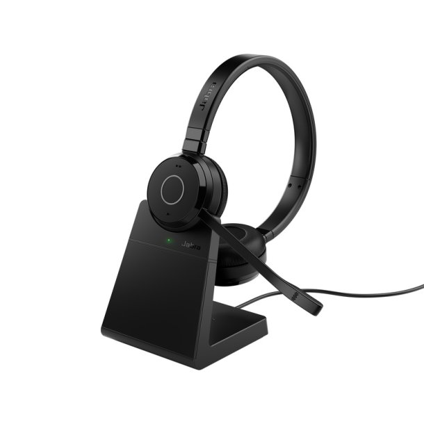 Jabra Evolve 65 TE - Link390a UC Stereo Include Stand - Headset - Head-band - Office/Call center - Binaural - Sort