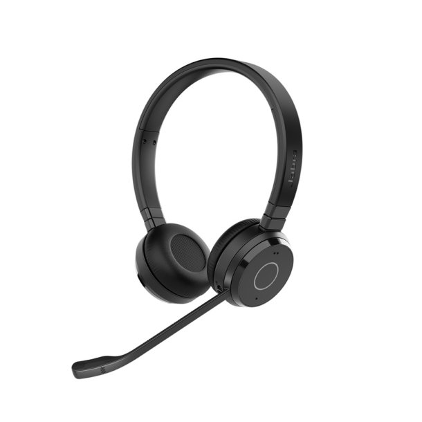 Jabra Evolve 65 TE - Link390a UC Stereo - Headset - Head-band - Office/Call center - Binaural - Sort - On-ear control