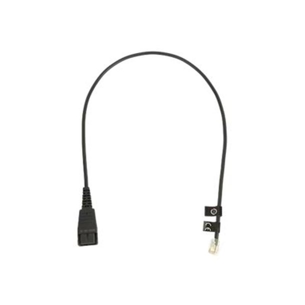 Jabra Kabel til Headset - RJ-10 han til Quick Disconnect han - 0.5 m