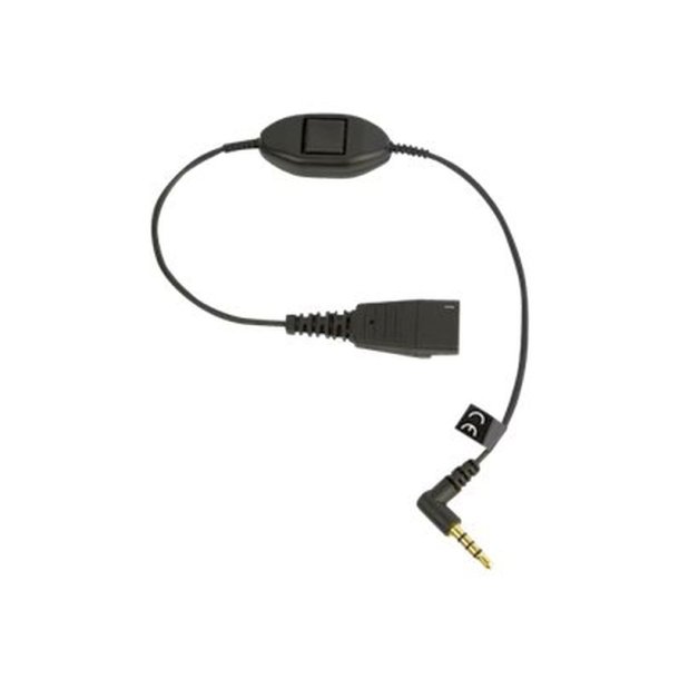 Jabra Link Mobile Kabel til Headset - Quick Disconnect han til mini-phone stereo 3.5 mm han - 30 cm