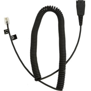 Jabra - 8800-01-06 - Black - 0.5 m - QD - 50 mm - 100 mm - 40 g