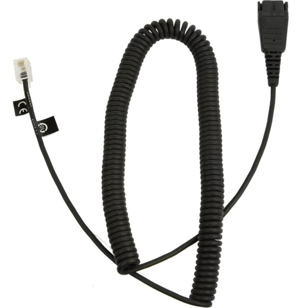 Jabra - 8800-01-06 - Black - 0.5 m - QD - 50 mm - 100 mm - 40 g