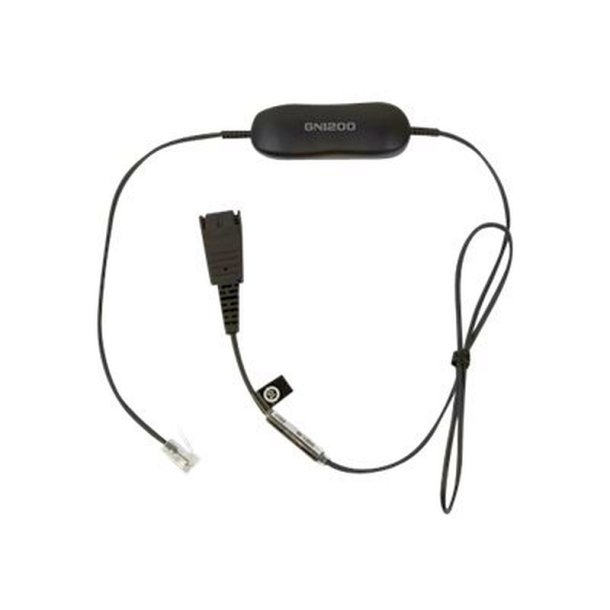 Jabra GN1216 Kabel - RJ-9 til Quick Disconnect - 2 m - til Avaya 96XX/Jabra GN 2000/1900/BIZ 2400