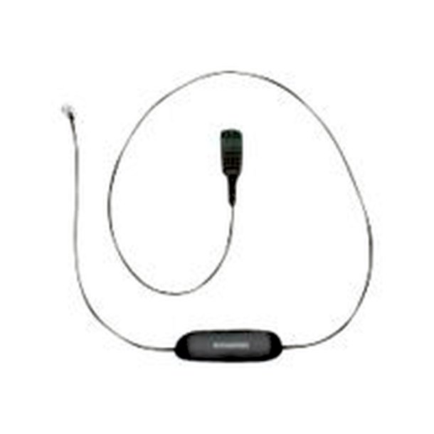 Jabra GN1221 Sound Limiter - Kabel til Headset - RJ-9 han til Quick Disconnect - 80 cm