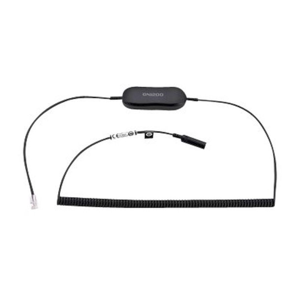 Jabra GN1200 - Headset adapter - RJ-9 han til ministik hun - 2 m