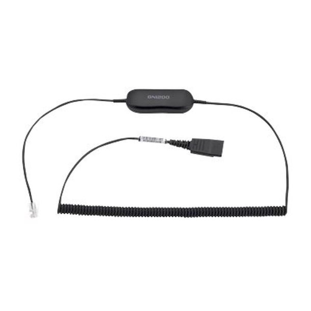 Jabra GN1218 AC Attenuation - Quick Disconnect stik - 2 m - til Cisco IP 78XX/88XX/BIZ1500/2300/2400